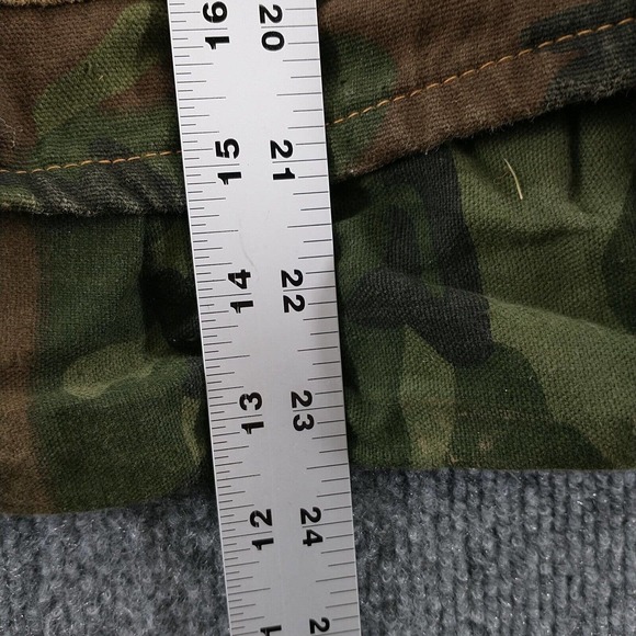 American Field Men's Button Front Camo Vest Green S Hunting Shooting Vintage - Picture 14 of 15